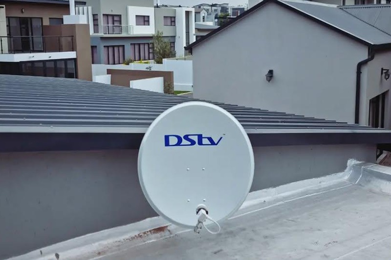 DStv Explora Ultra decoder installed and connected to a television